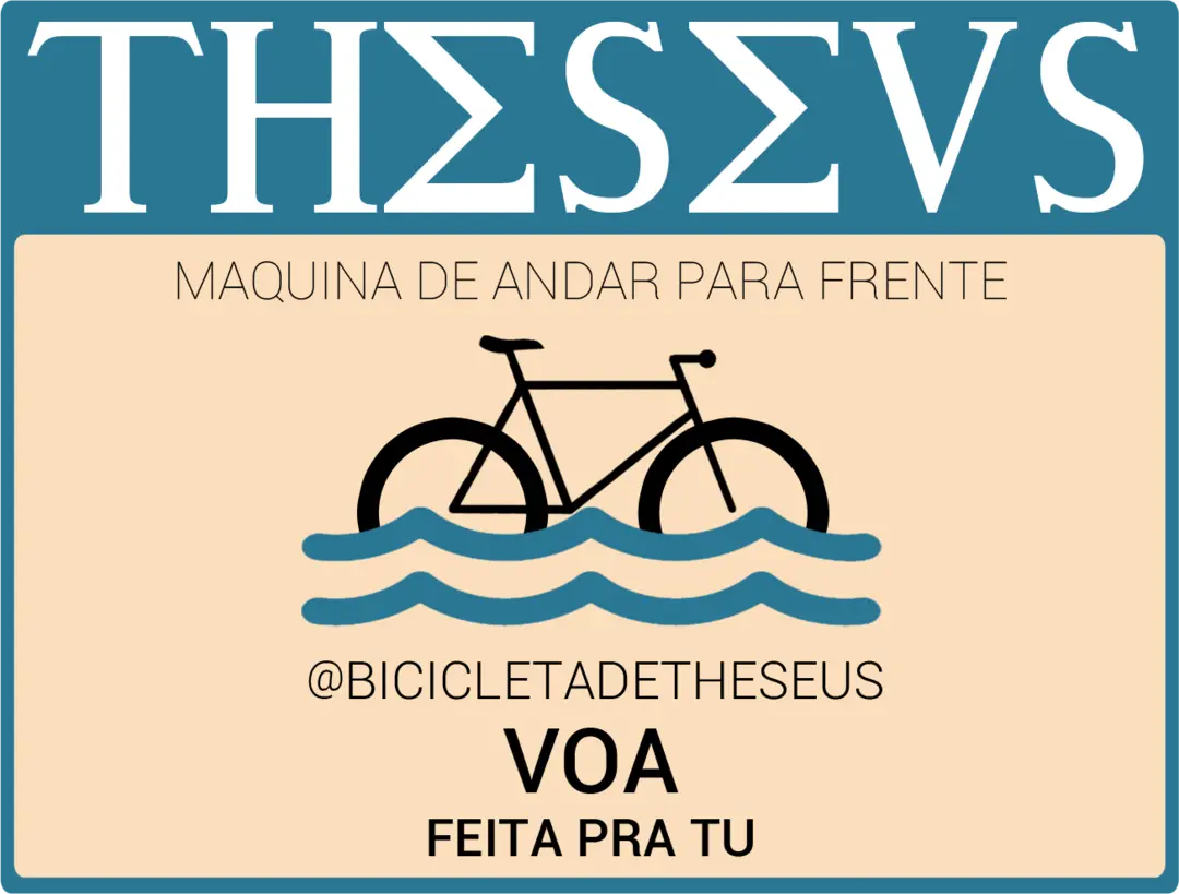 Adesivo do projeto Bicicleta de Theseus